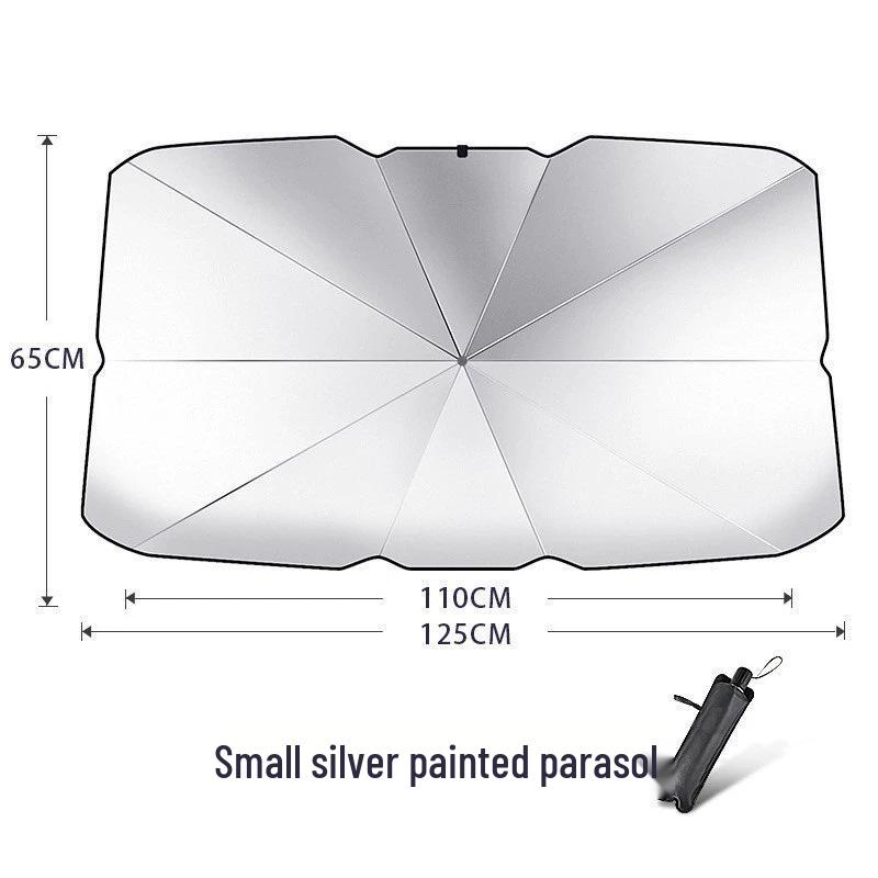Car Windshield Sunshade: Folding Heat Insulation & Sun Protection Visor