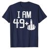 2026 Hot Sale 49 1 Plus Middle Finger Fifty Funny 50 Yr 50th Birthday Gift T-Shirt Tees Graphic Design Cotton  Oversized T-shirts