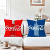 Modischer Aufdruck C-Coca C-Cola Kissenbezug Geeignet für Schlafzimmer Wohnzimmer Autos Heimdekoration