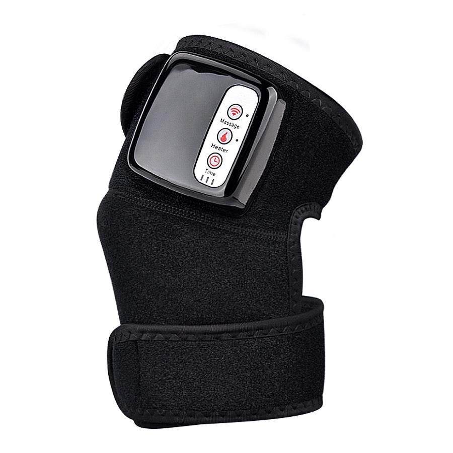 Heated and Vibration Massage Knee Brace Wrap for Knee Injury Cramps Arthritis Recovery Massager for Muscles Pain Relief