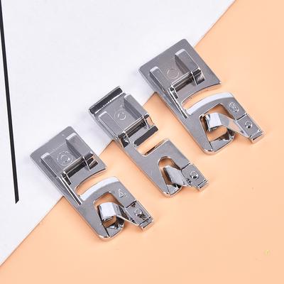 3 sztuk akcesoria do szycia wąska zawinięta maszyna do szycia stopka dociskowa zestaw narzędzi