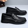 Brand Genuine Leather Walking Shoes Men's Classics Business Dress Shoes Outdoor Slip On Loafers Casual Leather Driving Shoes