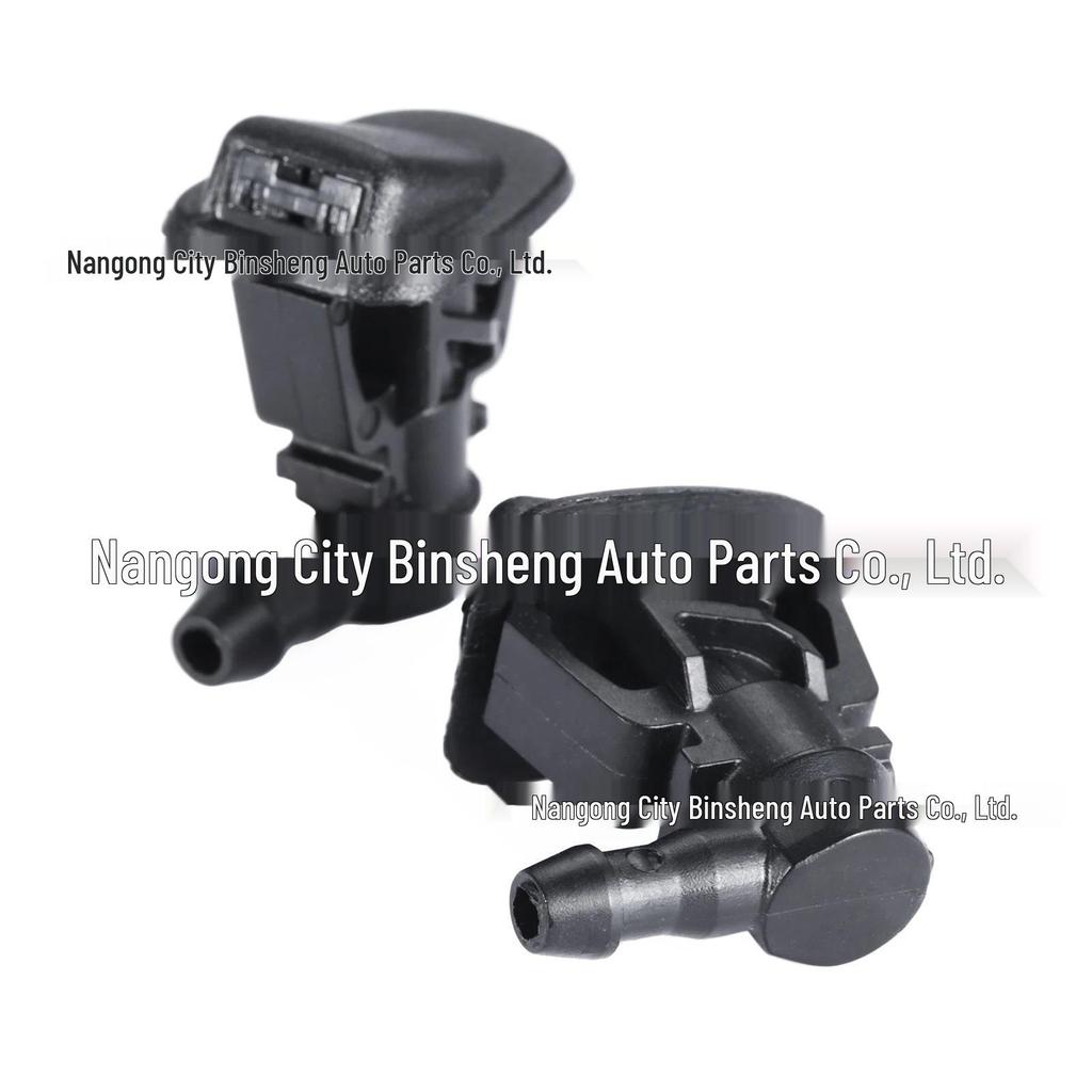 Compatible Windshield Wiper Washer Nozzle for Jeep Wrangler JK Hood (Part 68164356AB)