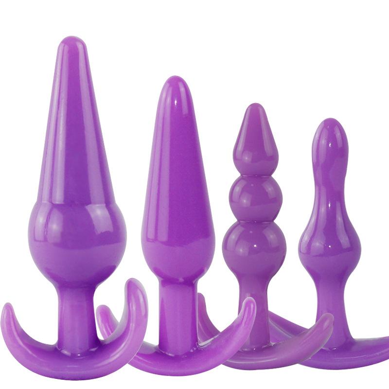 Weiche Silikon Analplugs Analkugeln Dildo Buttplug Prostata Massage Unisex Sexy Stopper Erwachsenen Sexspielzeug für Männer Frauen Erwachsenenspiele