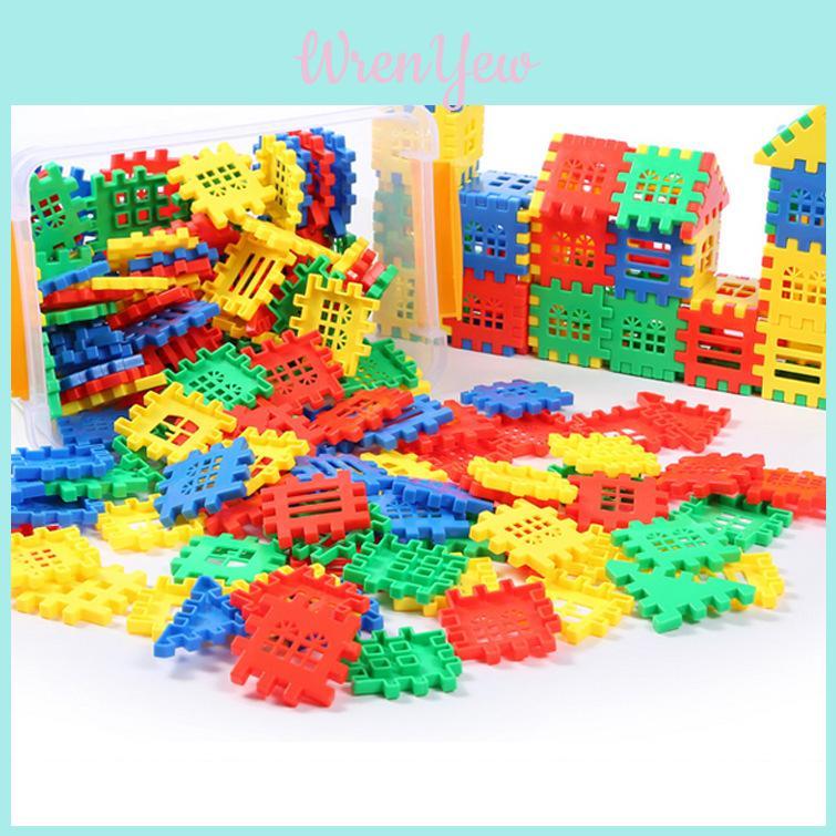 Pp Plastic Big Building Blocks Playset Non-electric Easy To Assemble