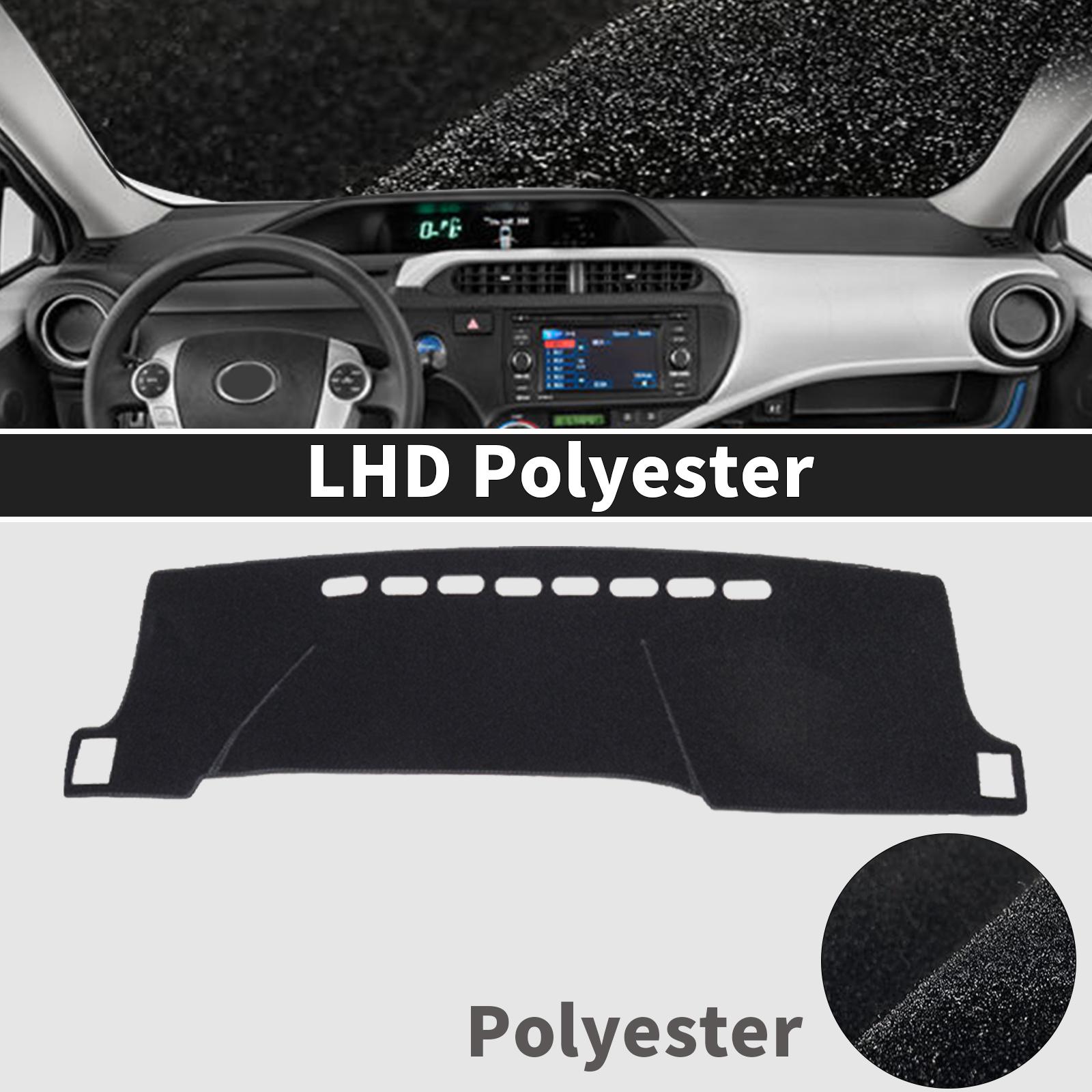 

fit for Toyota Aqua Prius C NHP10 2019-2012 Dashmat Dashboard Cover Pad DashMat Sunshade Protective Carpet Leather Accessories