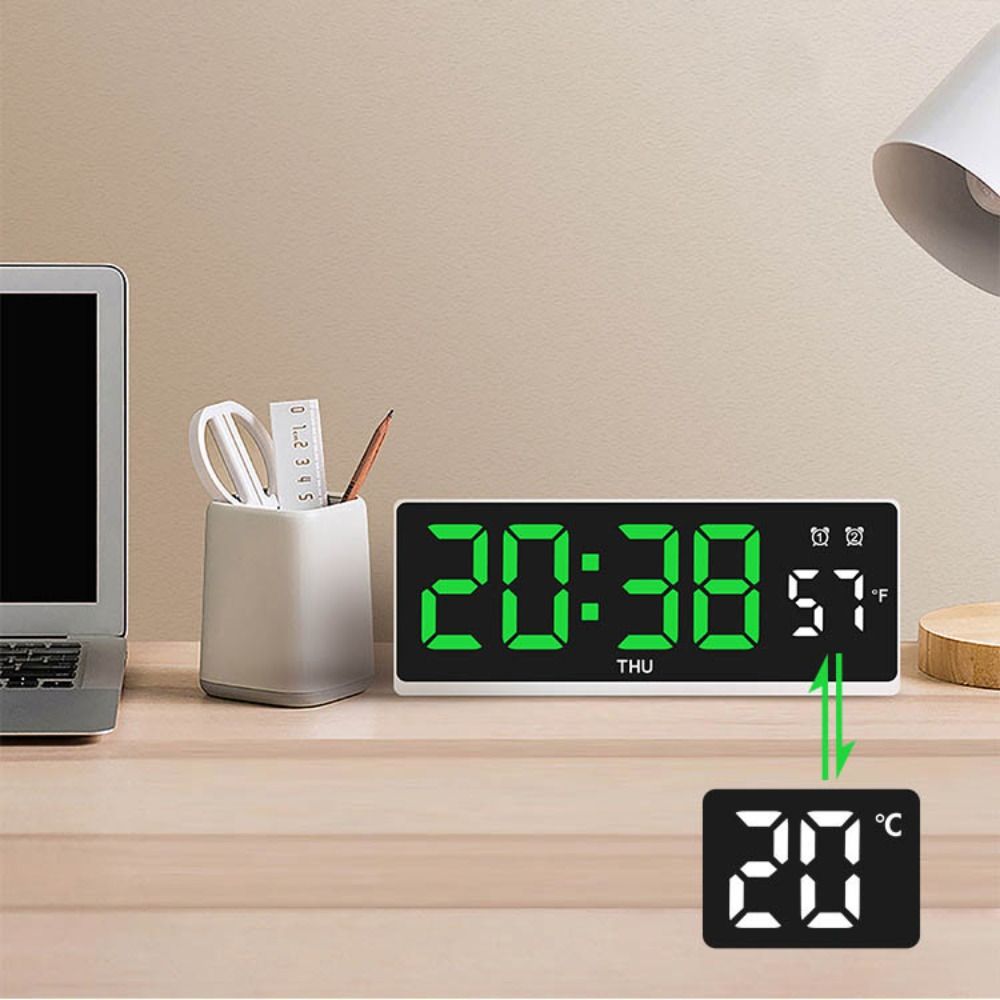 Multi-functional Digital LED Clocks Temperature Display Table Clock New Electronic Wall Clock