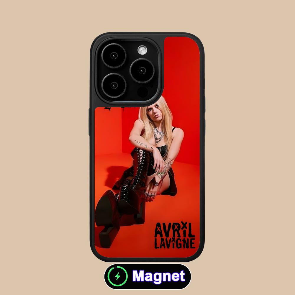Avril Lavigne Matte Surface Magsafe Mobile Phone Case for iPhone 17 16 15 14 13 12 11 Air Pro Max Plus Colorful Cover