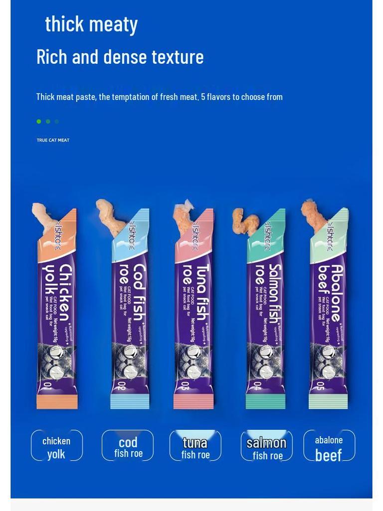 Cat Snack Kitten Nutrition: Wet Food Pouch for Weight Gain