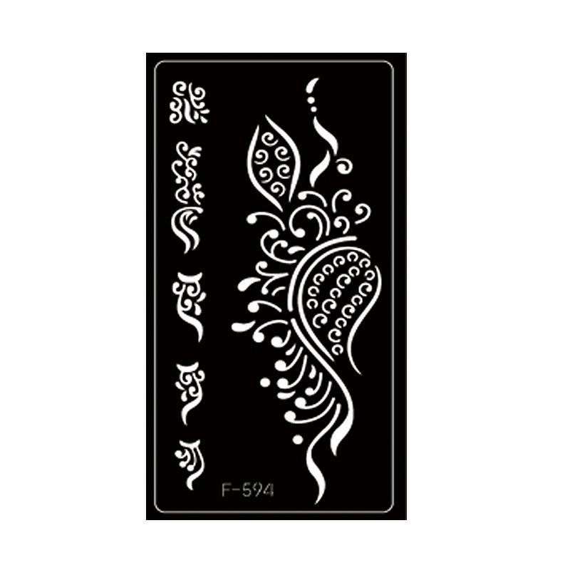 Pet Hollow Tattoo Template Middle East Indian Tattoo Sticker Body Painting Template Sticker Inkjet Painting