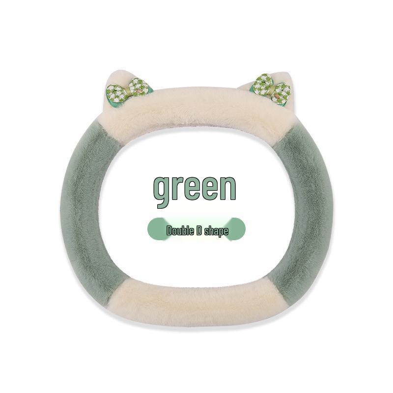 2023 Elegant Knot Kitten Plush Steering Wheel Cover