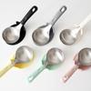 Kamomekitchen Silicone Handle Serving Spoon Mini Ladle + Stand 2-Piece Set