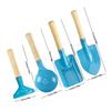 4Pieces Children Garden Tool Shovel Set For Sand And Beach Play Metal Shovel Set with Wood Handle for Sand Playing