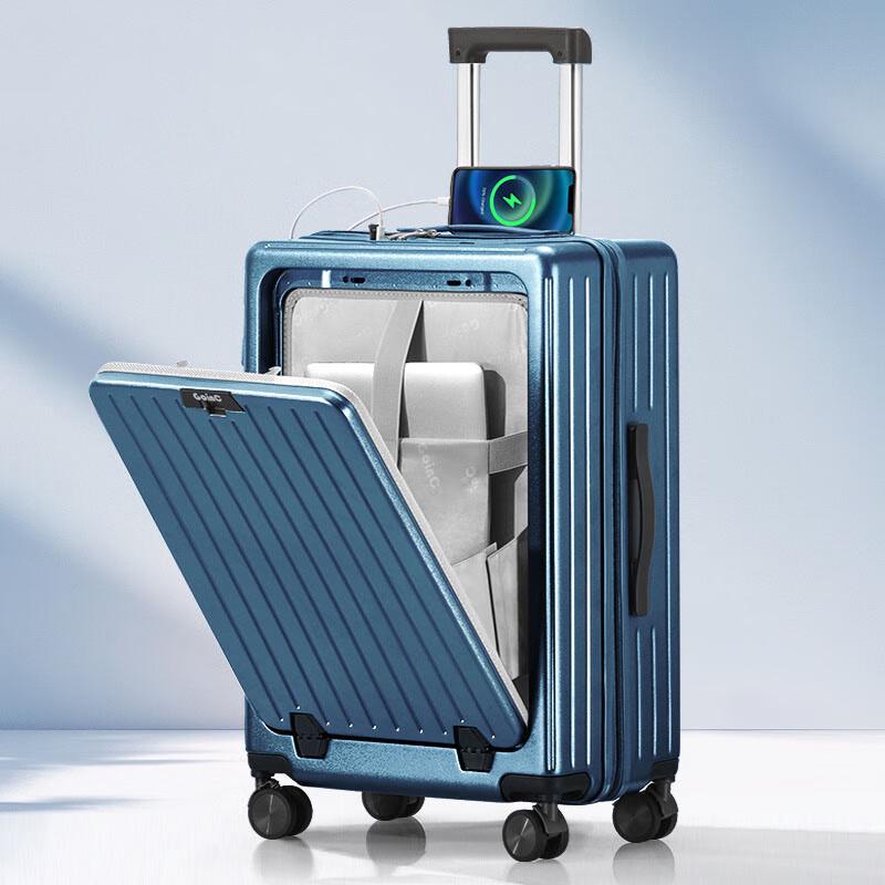 Expandable Front-Opening Travel Luggage