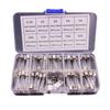 9 Values 72pcs Fast Glass Tube Fuse Assortment Kit 6x30mm 250V 0.5A~30A Fuses Glass Tube Packag In a Clear Plastic Box