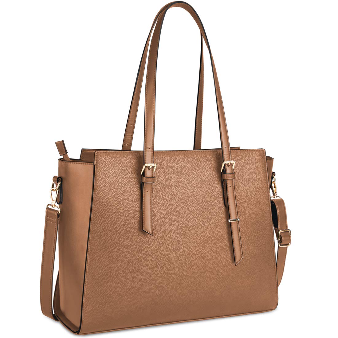 

NEWEY Large Capacity Tote 8 A4 Shoulder Perfect for Job and Brown Women s Bag, 15.6 Inch, Colors, Size, Handbag, Bag, 2-Way, Waterproof, Hunting,