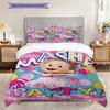 Russian comedy animation Masha and the Bear Comfortable Duvet Cover and Pillowcases (1 duvet cover + 2 pillowcases, duvet insert not included) T4