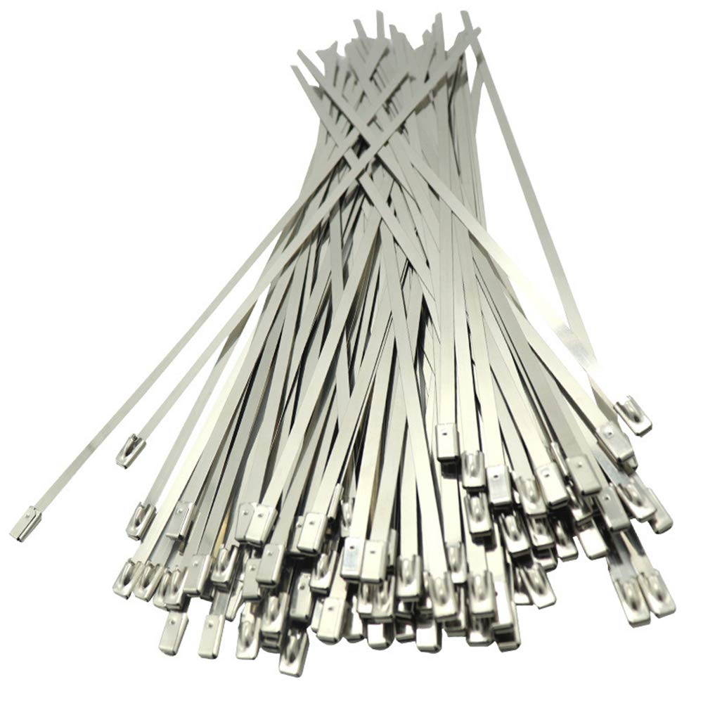 

STK Stainless Steel Cable Ties, Durable, Weather-Resistant, Corrosion-Resistant, for Outdoor Use (12500mm, Pack of 40)