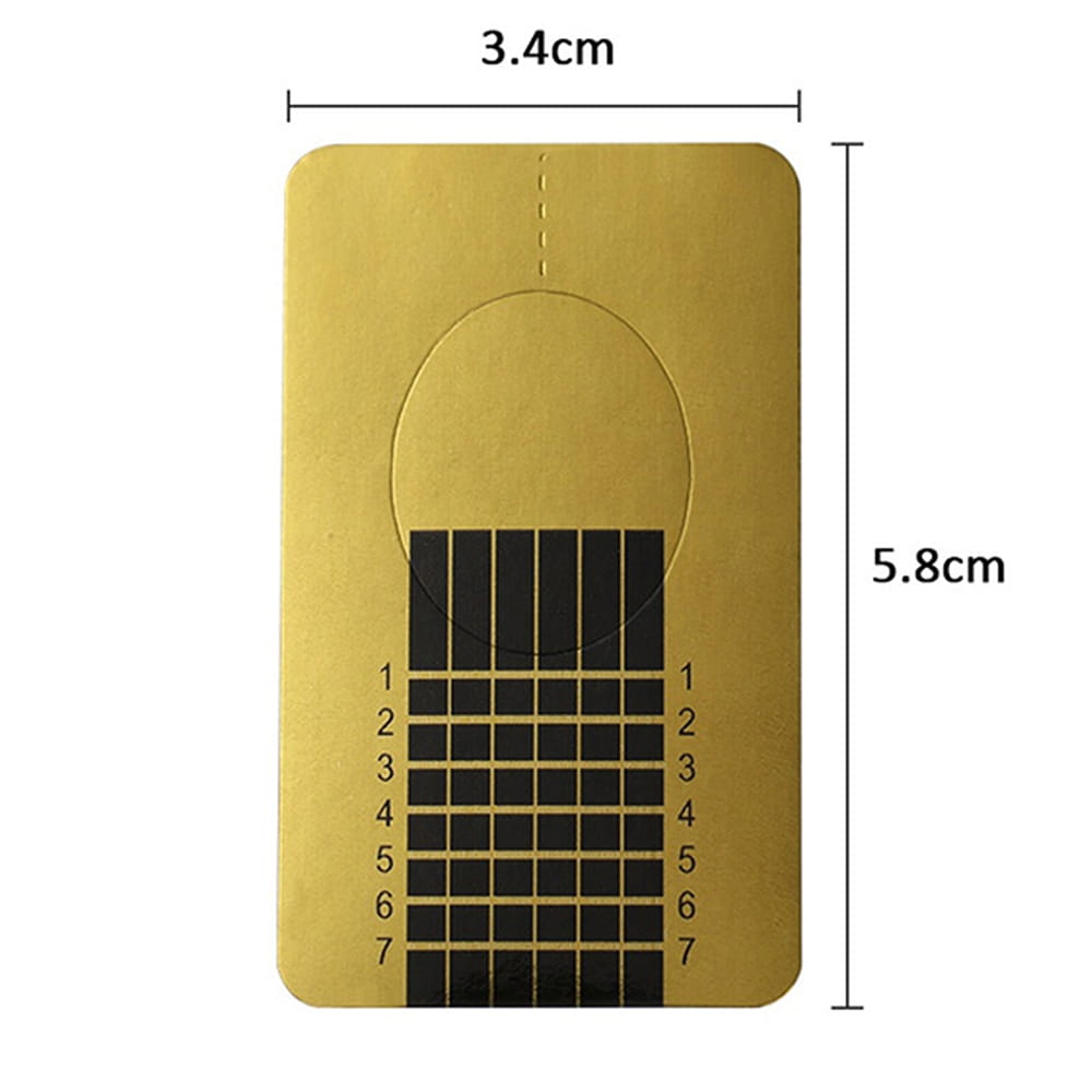 Narrow Gold Mold Templates 100 Pcs.