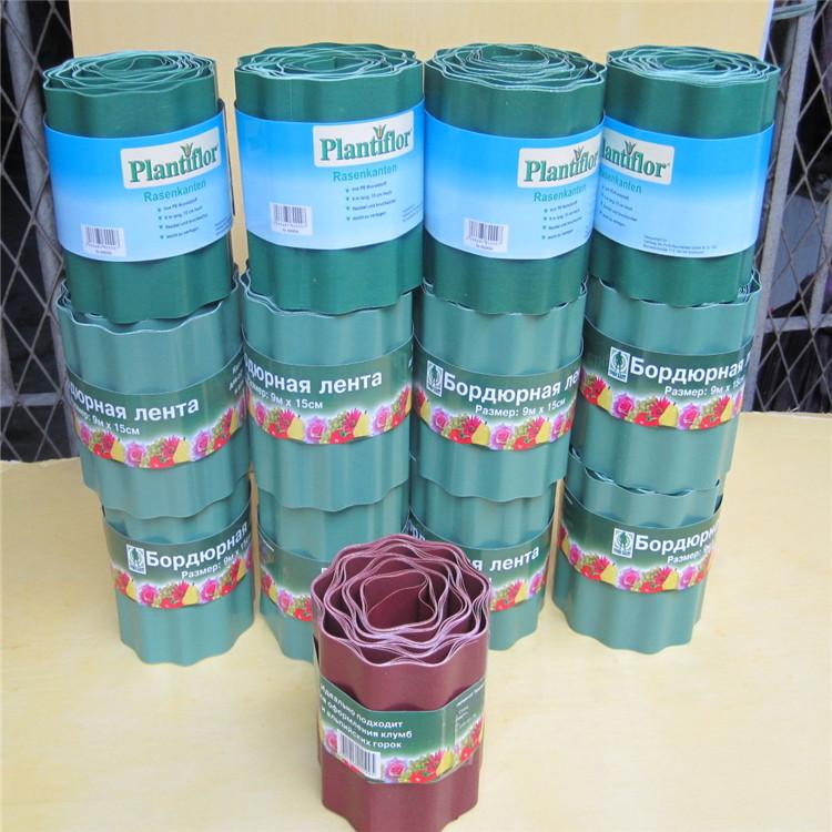 

Садовое ограждение и перила из гофрированного пластика. 6m x 15cm Green