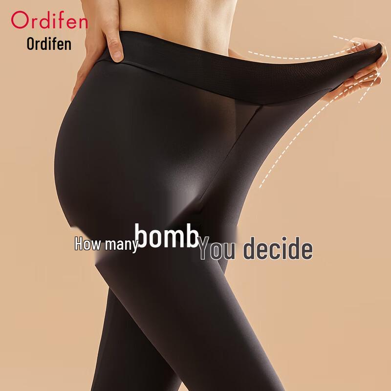 Odefan Women's Hyaluronic Acid Ultra-Thin Thermal Leggings