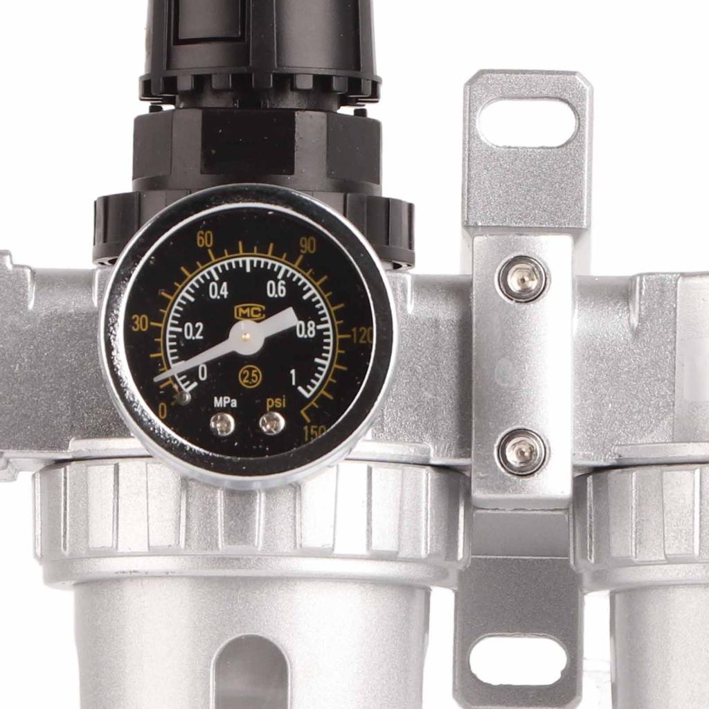 Air Filter Water Trap Set Source Processor Pressure Regulator Pneumatic Component Oil Separator