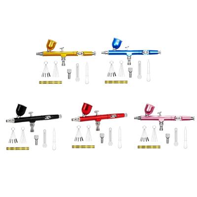 Double-Action 0.3mm Gravity-Feed Airbrush for Nail Manicures Small Air Brush Double-Action Large Gravity Feed Air Brush
