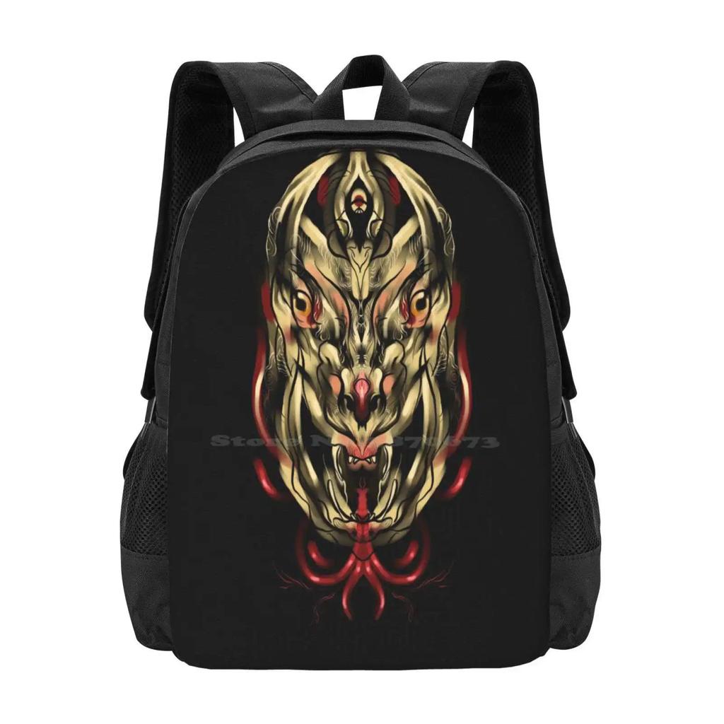 The Serpent Hot Sale Backpack Fashion Bags Magic Mystical Snake Mythology