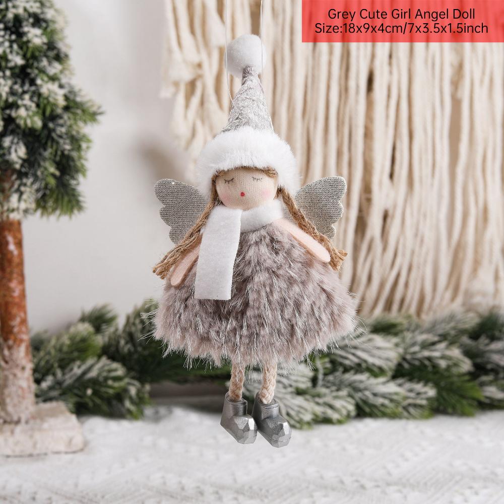 Angel Doll Merry Christmas Ornaments Christmas Decorations for Home Noel Natal Tree Decor Navidad Xmas 2025 New Year 2025 Gifts