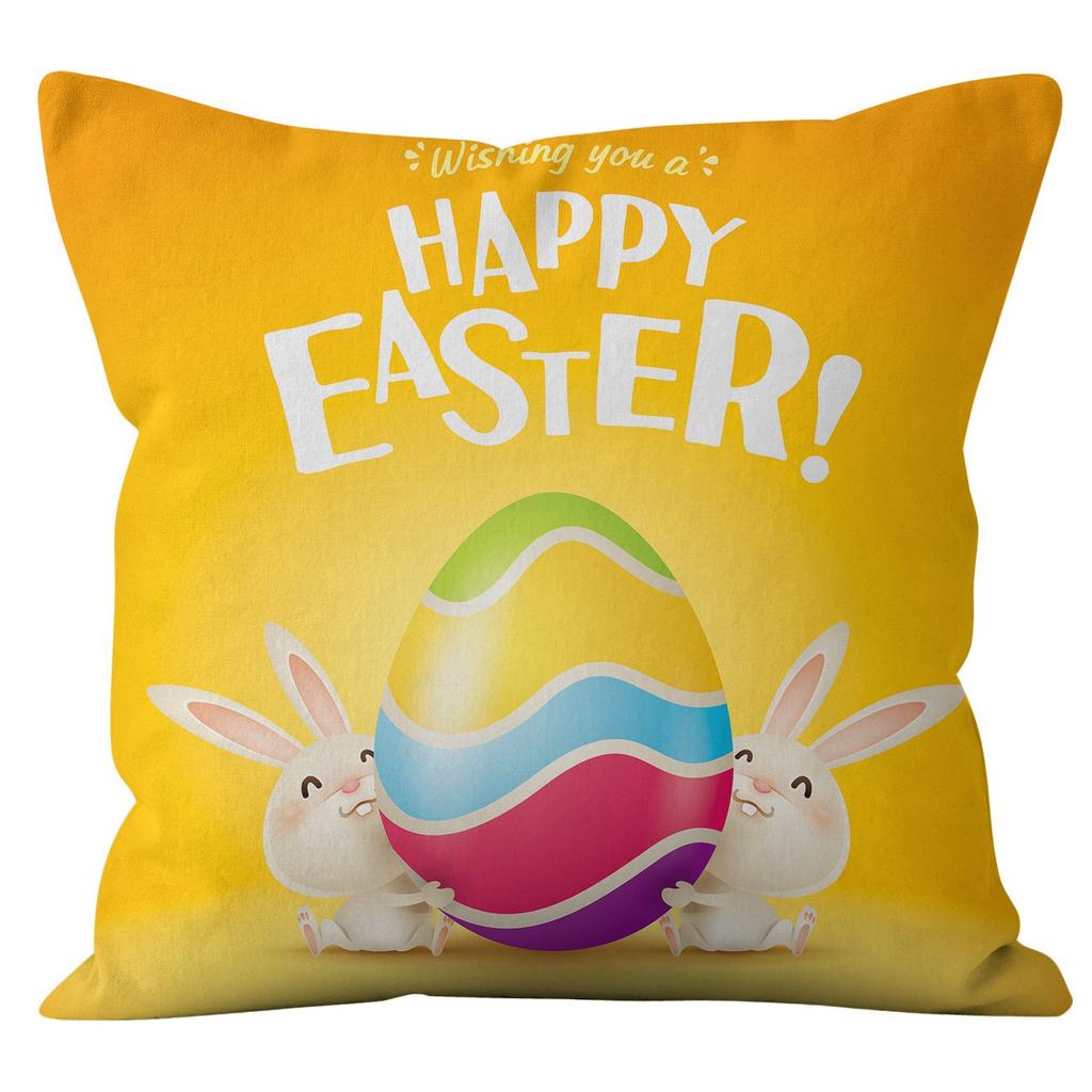Easter Bunny Pillow Cover Home Pillow Cover