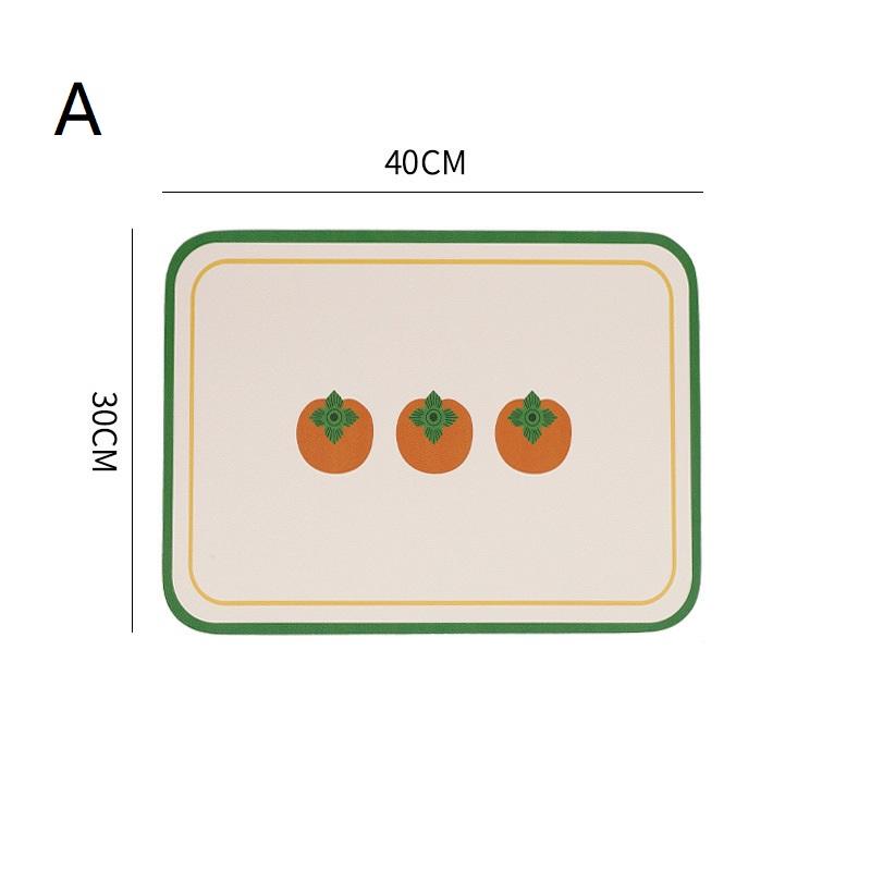 Retro Heat Resistant Placemat Oil-Proof Waterproof Pu Leather Dining Room Table Mat Kitchen Tableware Bistro Bar Home Decor