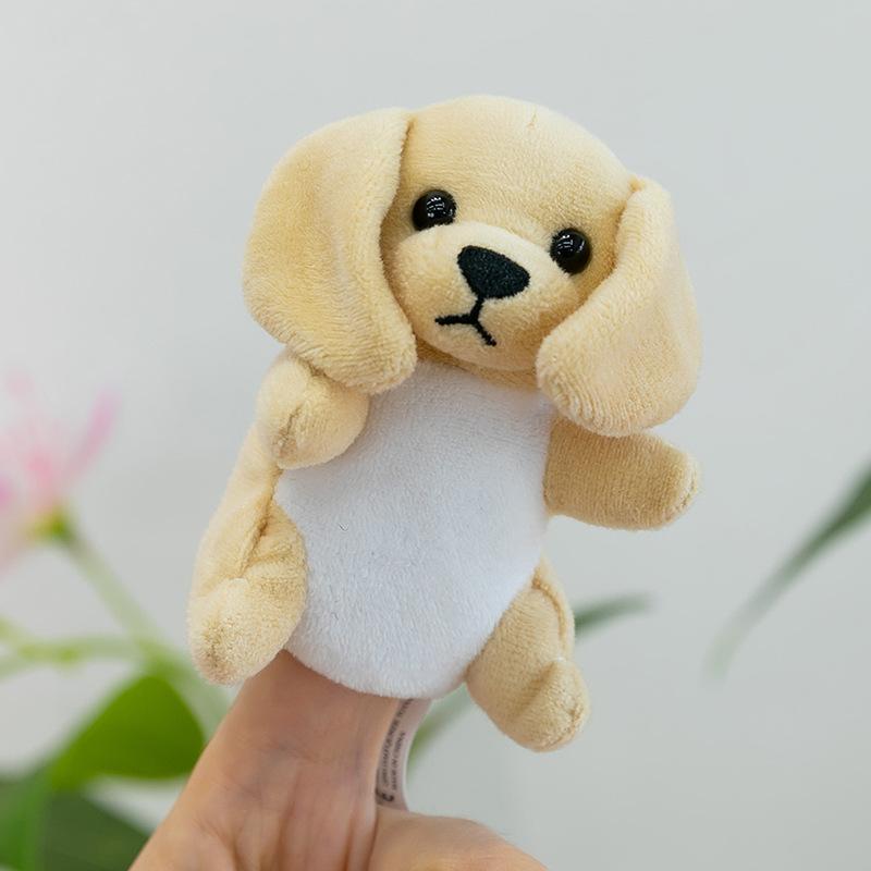 Forest Animal Finger Doll Panda Plush Toy Children Ocean Shark Doll