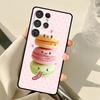 Custodia per Dessert Torta Macaron Per Samsung Galaxy S25 S24 S23 S22 S21 S20 Ultra S9 S10 Plus S21 FE S25 FE Cover Posteriore