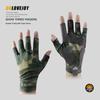 XG55 Outdoor Non-Slip Half-Finger Fishing Gloves: Breathable, Sweat-Absorbent, Wear-Resistant, Ice Silk Design. Ideal for Fishing, Cycling.