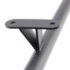 Rolling Library Sliding Ladder Hardware Kit with Brake 3.3FT Round Tube