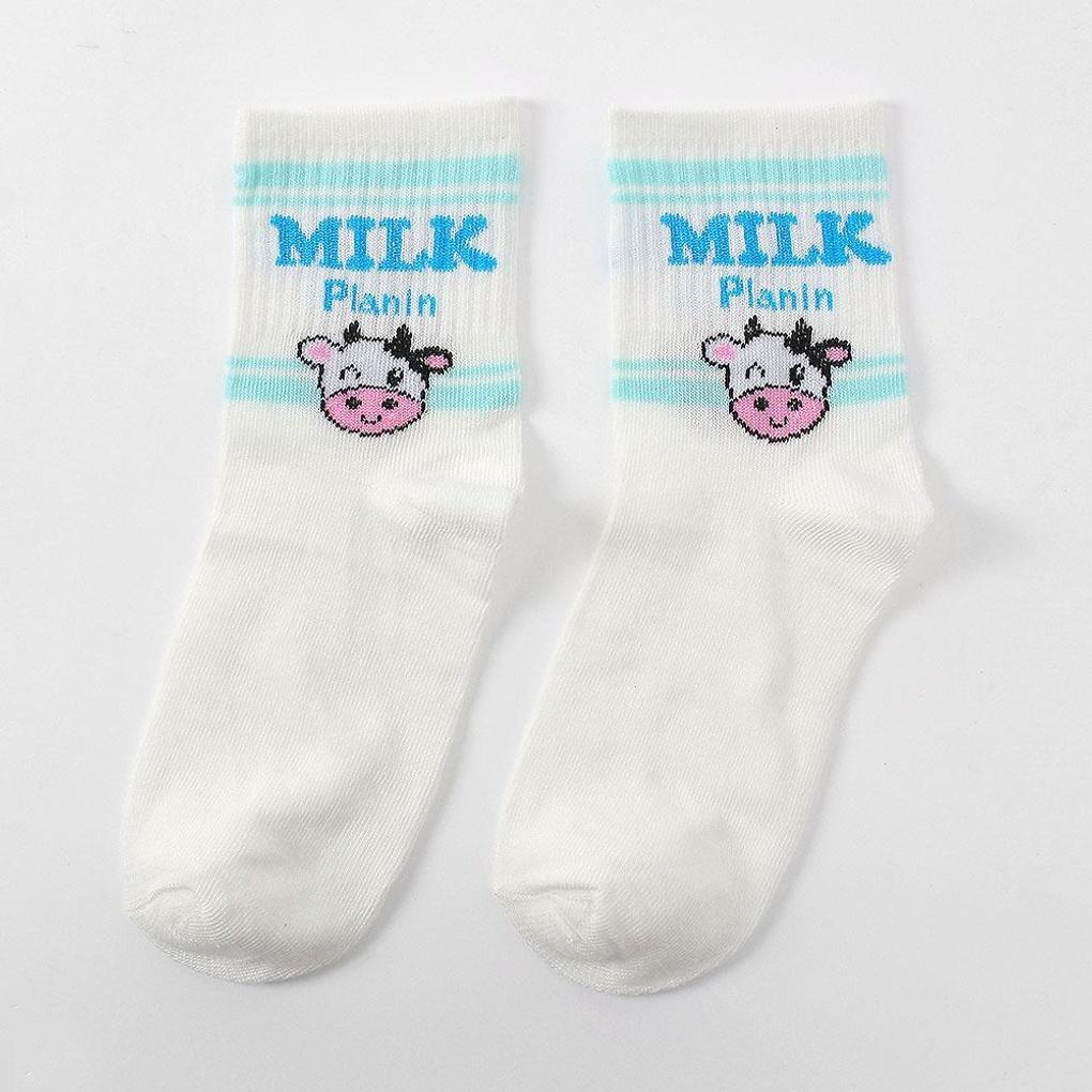20 Pairs of Milk Love Women's Medium Socks Fashion Socks