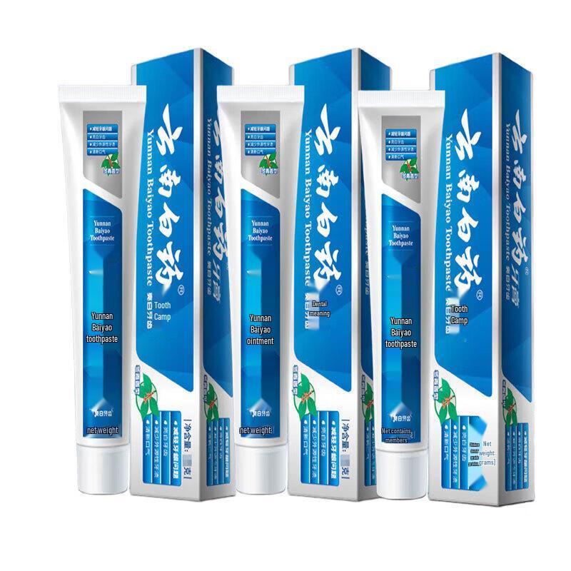 

Yunnan Baiyao Whitening & Gum Care Toothpaste - Wintergreen 3-Pack