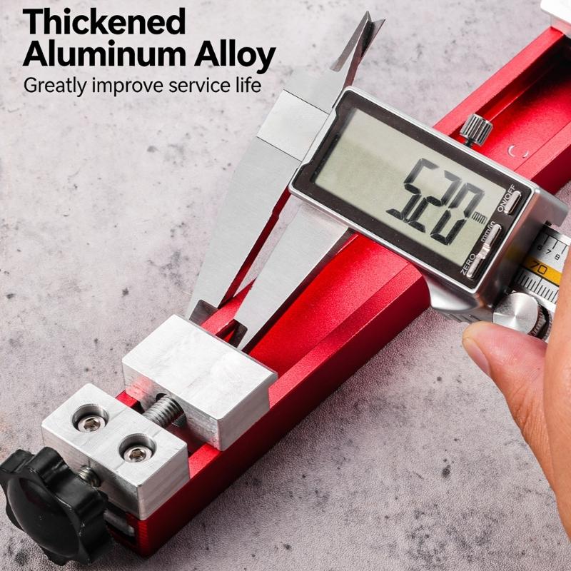 Professional Aluminum Miter Gauges For Power Chainsaws With Reverse Locking Mechanism And Two Size Available