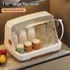 Dust-proof Cup Storage Box Large Capacity Keep Tidy Cup Drying Rack Household Multi-functional Tableware Storage Box