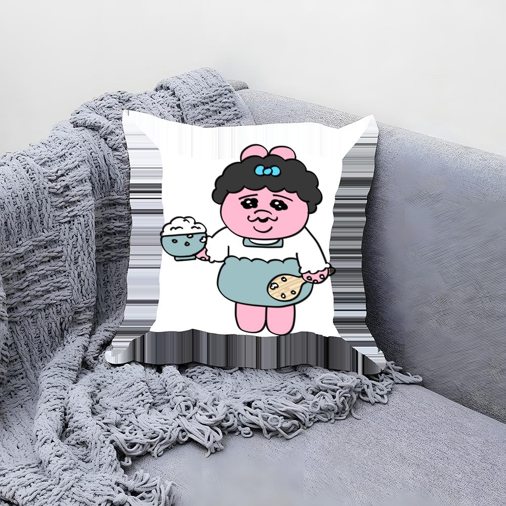Kawaii O-Opanchu Usag Cushion Cover Comfortable Reversible Pillow Cover Ideal for Car Sofa Bedroom & Beyond