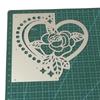 85AD Giorno di San Valentino Cuore Fiori Fustelle in Metallo Stencil Fai da Te Scrapbooking Album Cartoncino Modello Stampo Artigianato per Goffratura