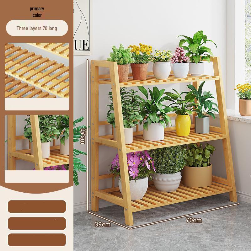 Bamboo Multi-layer Plant Stand