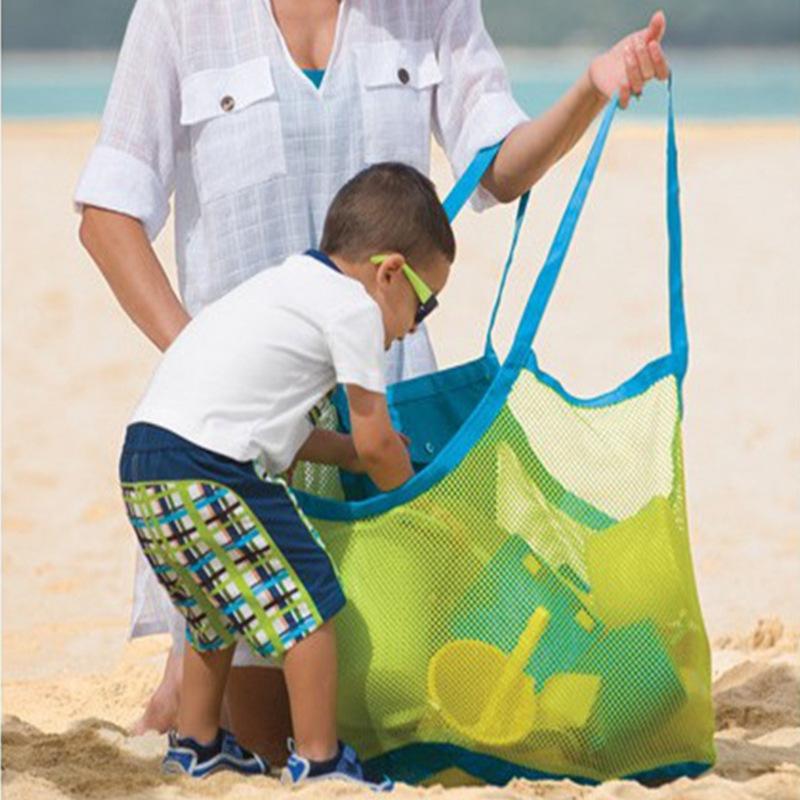 Infant Beach Plaything Bags Kids Mesh Bag Messenger Toys Implement Storage Handbag Sand Play Pool Pouch Tote Children Shoulder