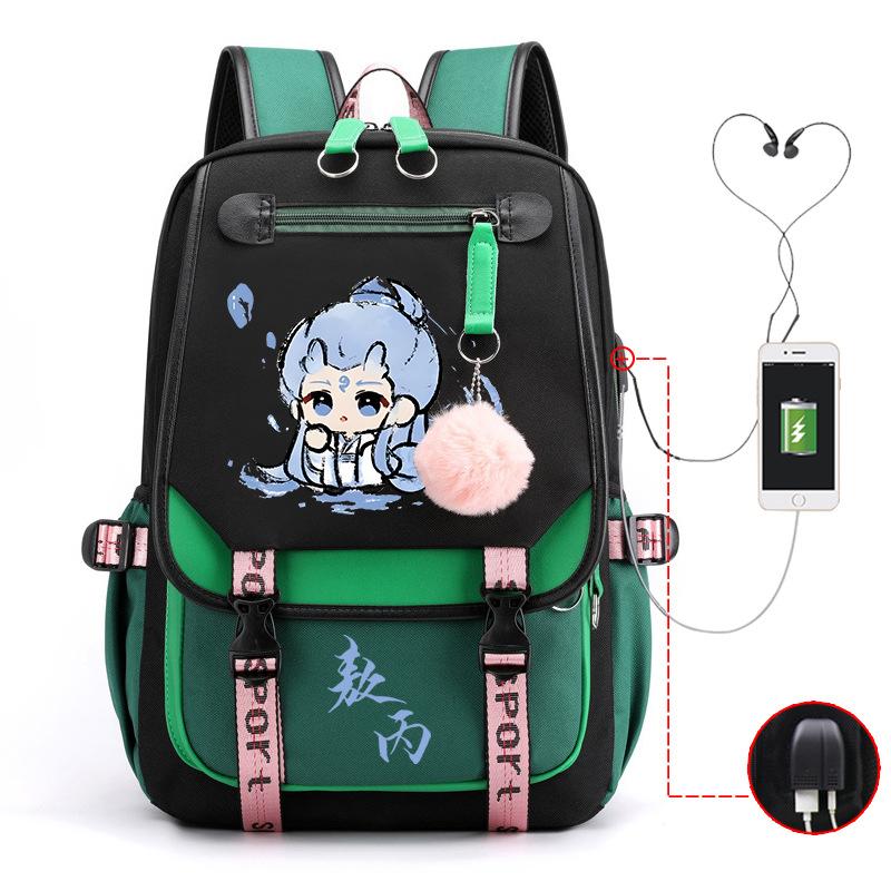 High-Value Aobingtong Cartoon Children'S Burden-Reducing Schoolbag, Primary School Junior High School Students, Large-Capacity Backpack