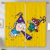 Rugrat Shade Curtain Tiebacks Blinds Blackout Bedroom Curtains 100% Window Roller Curtains for Doors Partition Tentacles Shades