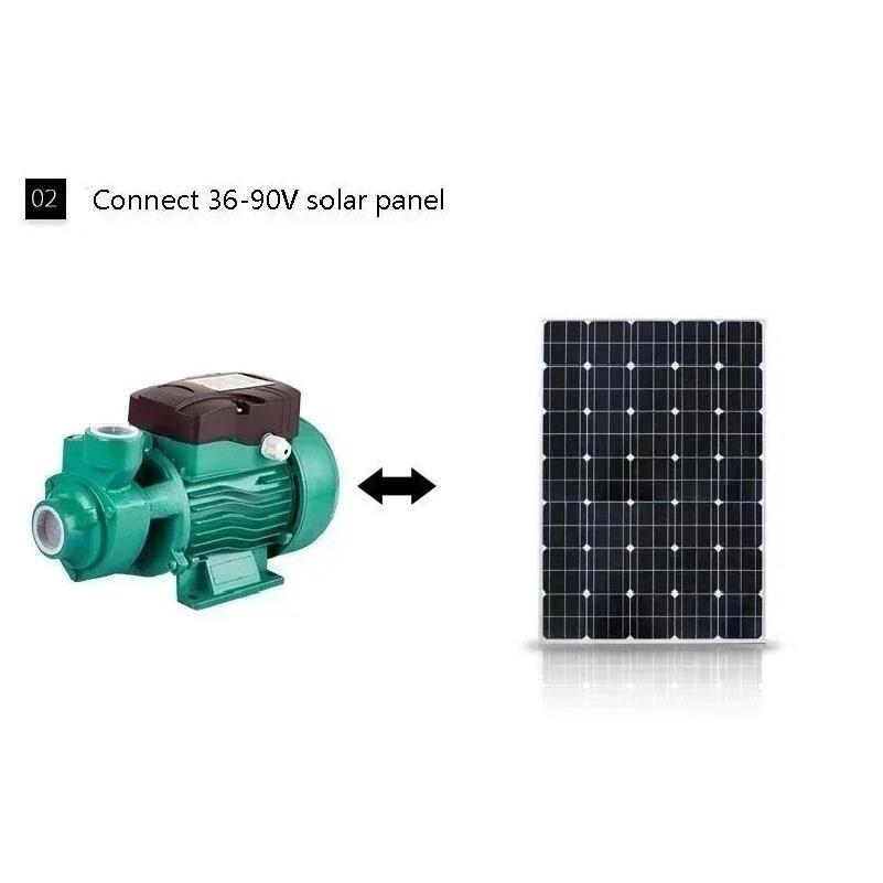 DC 12V 24V 48V Wasserpumpe Bürstenmotor Booster Pumpe QB60 Hohe Förderhöhe Großer Durchfluss Solarbatterie Pumpe Selbstansaugende Pumpe