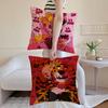 Abstract Style Animal Doodle Cushion Cover Anti-dustmite Pillowcase Invisible Zipper Silky Short Plush Sofa Cushion Cover
