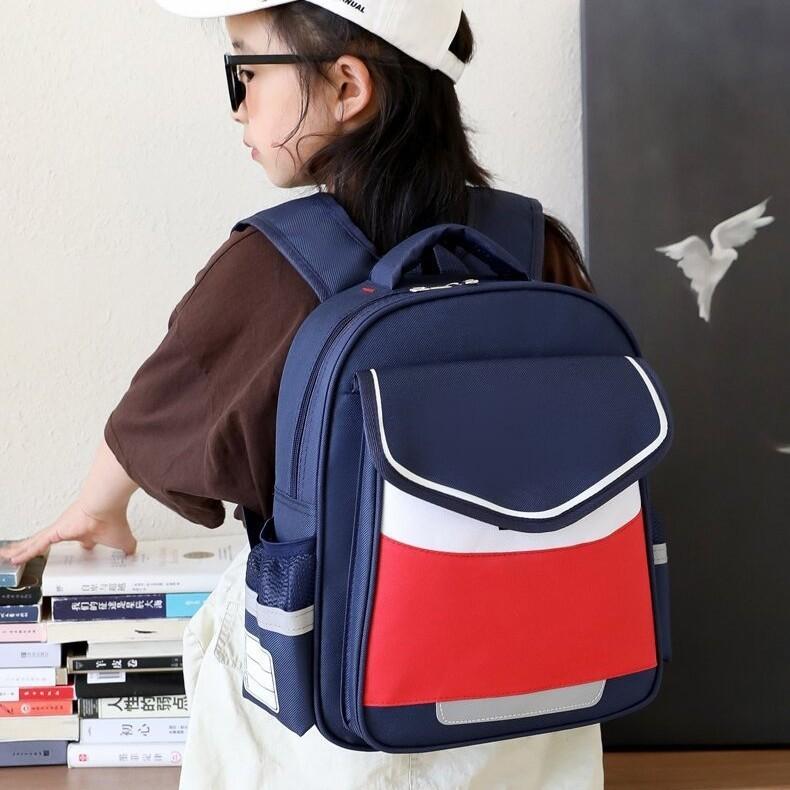 Gender Neutral Oxford Cloth School Backpack With Waterproof Features For First And Second Graders