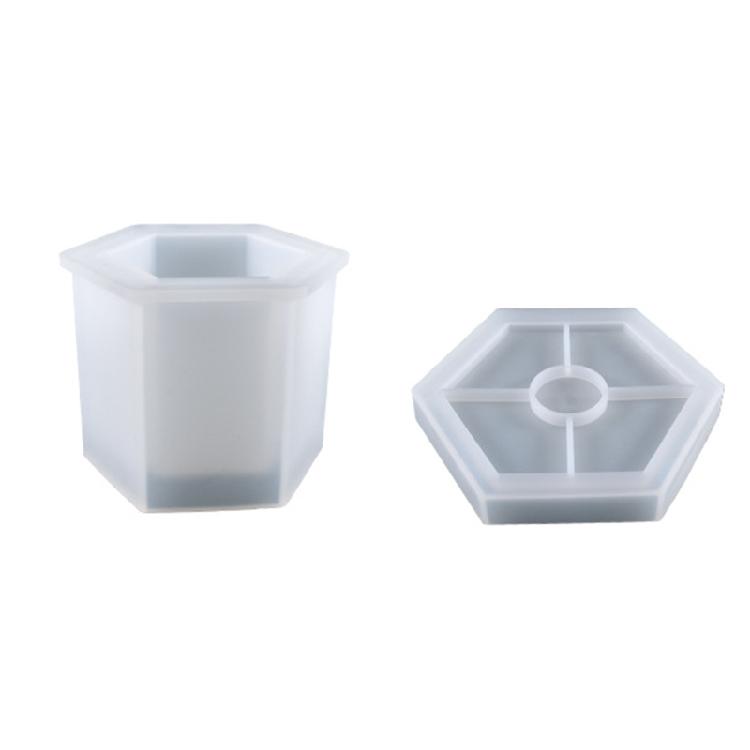 Planter Vase Flowerpot Handcraft Soap Candle Plate Resin Mold Silicone Mould