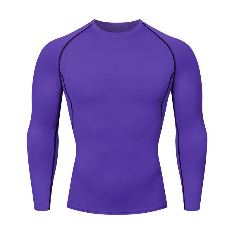 Men's Breathable High-Elastic Quick-Drying Long Sleeve Sports Tights